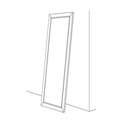 Зеркало Evoform Definite Floor 202х112 BY 6040 в багетной раме - Перламутровые дюны 89 мм стекло