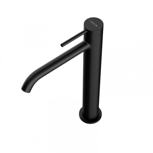 Смеситель для раковины Vitra Minimax Round A4353436EXP цвет Черный матовый