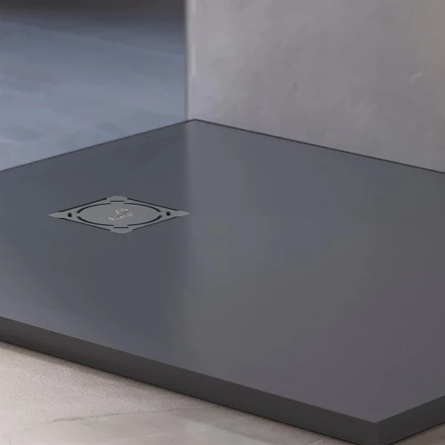 Душевой поддон из искусственного камня RGW Stone Tray (Стоун Трей) ST-G 100х80 16152810-002 цвет Графит