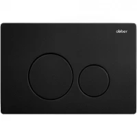 Клавиша смыва Abber AC0121MB Черная матовая