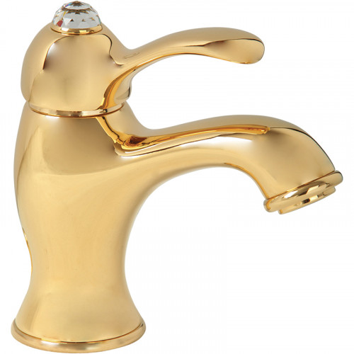 Смеситель для раковины Migliore Lem Swarovski 18893 Золото латунь