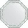 Зеркало Evoform Octagon 77х77 BY 3888 в багетной раме - Перламутровые дюны 89 мм стекло