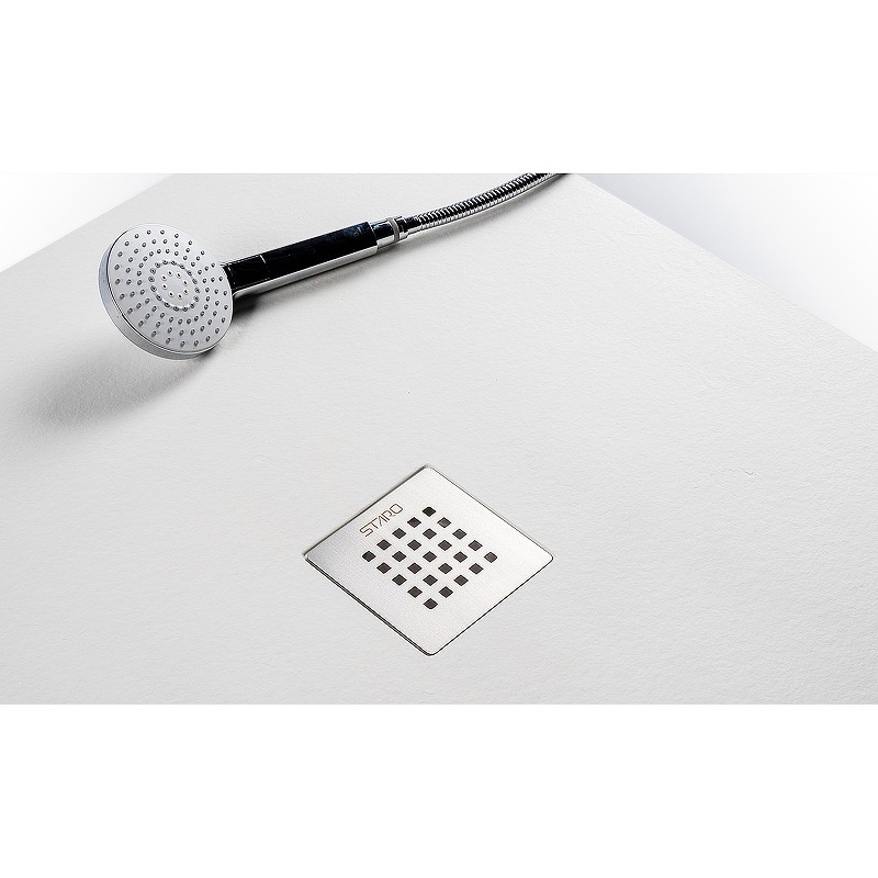 Душевой поддон из искусственного камня Starohome Solid 120х80 1237471 White Matt