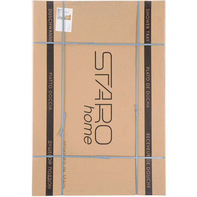 Душевой поддон из искусственного камня Starohome Solid 120х80 1237471 White Matt
