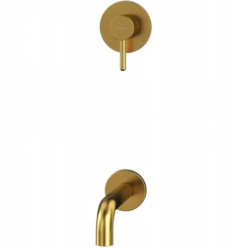 Смеситель для ванны Whitecross Y brushed gold YSET03GLB