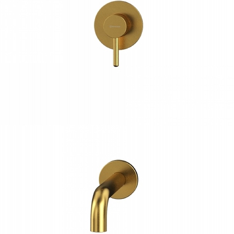 Смеситель для ванны Whitecross Y brushed gold YSET03GLB