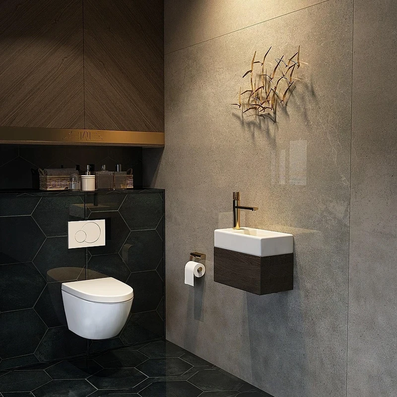 Раковина Wellsee WC Area 40 L 151802000 цвет Белый глянцевый