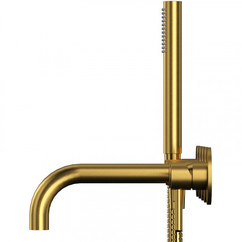 Смеситель для ванны Whitecross Y brushed gold Y1240GLB Брашированное золото латунь встраиваемый