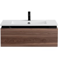 Тумба под раковину Cezares Slider 80 SLIDER-800-1C-SO-NA-P подвесная Орех дымчатый МДФ / ЛДСП