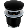 Донный клапан Remer 905CC2114NO click-clack Черный матовый