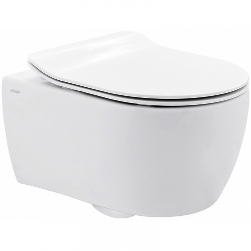 Унитаз SSWW CT2038V подвесной с сиденьем Микролифт