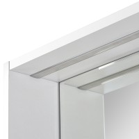Зеркало Aquaton Капри 80 1A230402KP010 с подсветкой Белое МДФ / ЛДСП, стекло