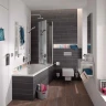 Смеситель для душа Kludi Zenta 388300545 с термостатом Хром латунь встраиваемый
