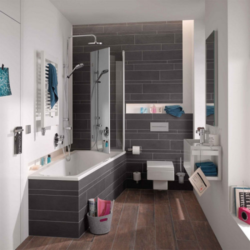 Смеситель для душа Kludi Zenta 388300545 с термостатом Хром латунь встраиваемый