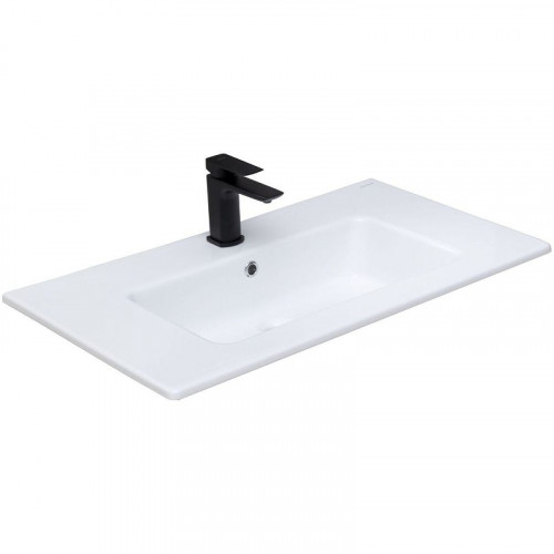 Раковина Allen Brau Fantasy 81 4.11012.20 Белая фаянс полувстраиваемая