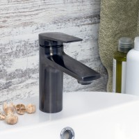 Смеситель для раковины WasserKRAFT Wiese 8403 Оружейная сталь латунь