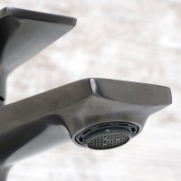 Смеситель для раковины WasserKRAFT Wiese 8403 Оружейная сталь латунь