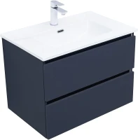Тумба с раковиной Aquanet Вега 2.0 70 344758 подвесная цвет Маренго