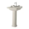 Раковина Kerasan Waldorf 60 4140K1bi/cr*3 Белая фарфор подвесная, полувстраиваемая