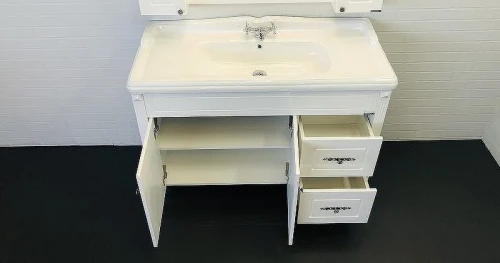 Тумба с раковиной Comforty Палермо 120 00004142367 Белая