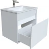 Тумба с раковиной Iddis Esper 60 ESP60W0i95K подвесная Белая МДФ / ЛДСП