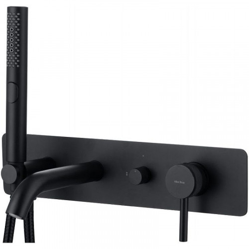 Смеситель для ванны Allen Brau Priority 5.31006-31 Черный матовый латунь встраиваемый