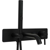 Смеситель для ванны Allen Brau Priority 5.31006-31 Черный матовый латунь встраиваемый