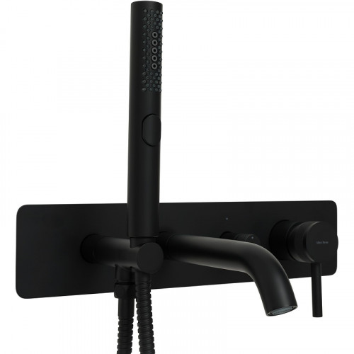 Смеситель для ванны Allen Brau Priority 5.31006-31 Черный матовый латунь встраиваемый