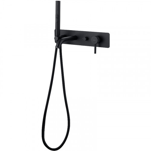 Смеситель для ванны Allen Brau Priority 5.31006-31 Черный матовый латунь встраиваемый