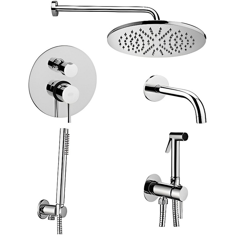 Комплект смесителей Paffoni Light KITZLIG019CR139 Хром латунь