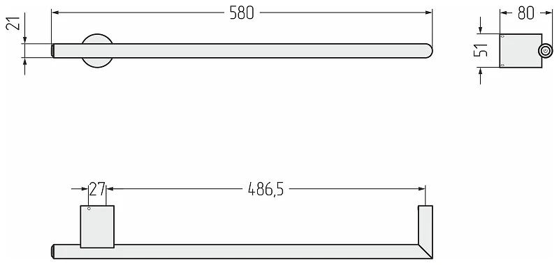 Электрический полотенцесушитель Сунержа Идиллия Master 500 30-0857-0500 цвет Белый матовый
