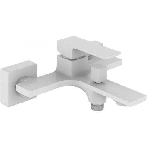 Смеситель для ванны Orange Lutz M04-100w Белый на стену