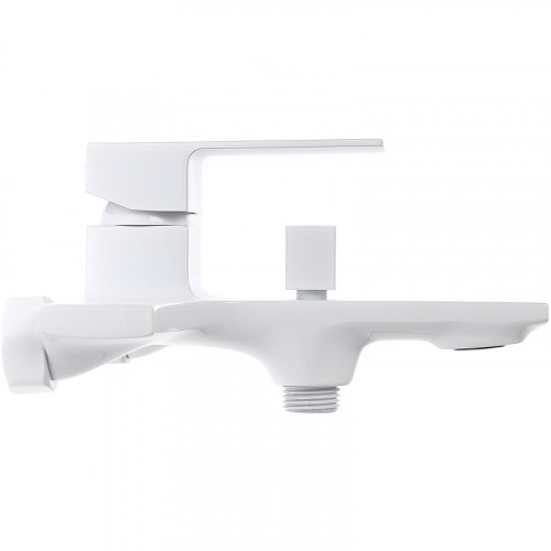 Смеситель для ванны Orange Lutz M04-100w Белый на стену