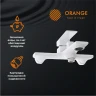 Смеситель для ванны Orange Lutz M04-100w Белый на стену