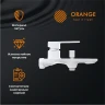 Смеситель для ванны Orange Lutz M04-100w Белый на стену