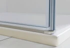 Душевой уголок Vincea Extra NaNх80 VSR-1E111280CLB профиль Хром стекло прозрачное