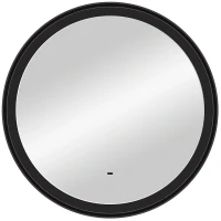 Зеркало Континент Planet D 700 ЗЛП1188 с подсветкой с бесконтактным выключателем МДФ / ЛДСП, стекло
