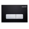 Клавиша смыва AQUAme AQM4104B цвет Черный Хром глянцевый
