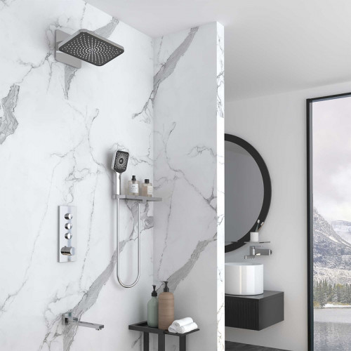 Душевая система Vincea Inspire VSFW-433TI4RCH с термостатом Хром латунь встраиваемый