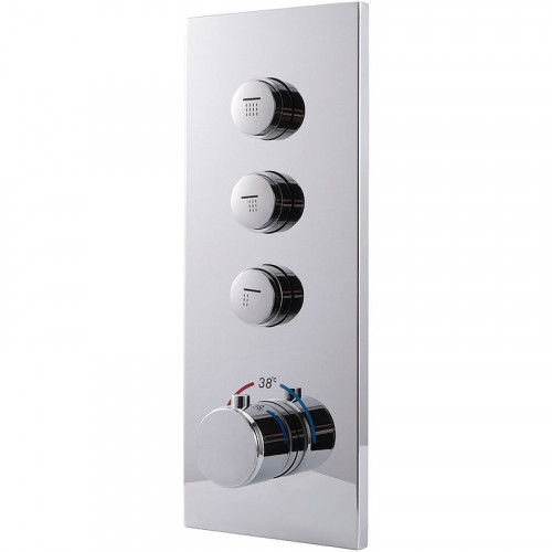 Душевая система Vincea Inspire VSFW-433TI4RCH с термостатом Хром латунь встраиваемый