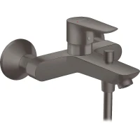 Смеситель для ванны Hansgrohe Talis E 71740340 Шлифованный черный хром латунь на стену