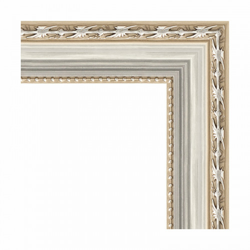 Зеркало Evoform Definite 95х75 BY 3270 в багетной раме - Версаль серебро 64 мм стекло