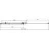Душевой уголок Vincea Como-N 160x80 VSR-4CN8016CLB профиль Черный стекло прозрачное