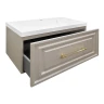 Тумба с раковиной Azario Laura 80 CS00096988 подвесная цвет Кашемир
