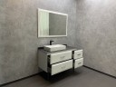 Зеркало Comforty Империя 120 00004143506 Белое МДФ / ЛДСП, стекло