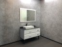 Зеркало Comforty Империя 120 00004143506 Белое МДФ / ЛДСП, стекло