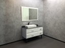 Зеркало Comforty Империя 120 00004143506 Белое МДФ / ЛДСП, стекло