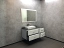 Зеркало Comforty Империя 120 00004143506 Белое МДФ / ЛДСП, стекло