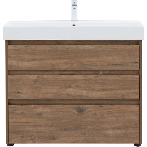 Тумба под раковину Aquanet Nova Lite 100 302480 Дуб рустикальный МДФ / ЛДСП