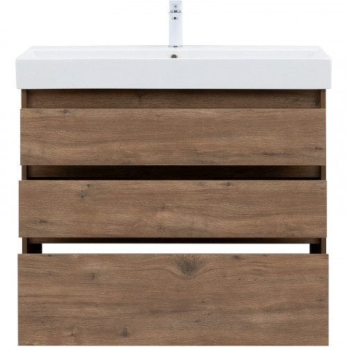 Тумба под раковину Aquanet Nova Lite 100 302480 Дуб рустикальный МДФ / ЛДСП